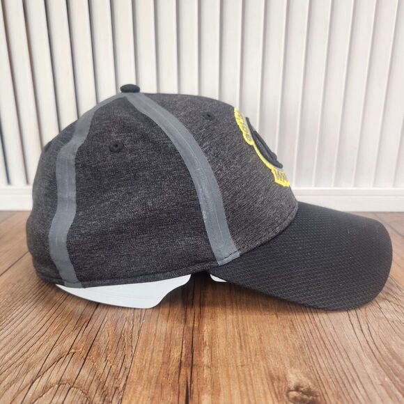 Golden State Warriors New Era 39thirty Fitted Sz M/L Hat Cap Black Gray NBA Team - Picture 4 of 11